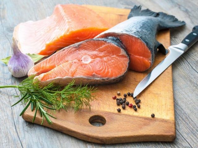 Gambar Warna Daging Ikan Salmon
